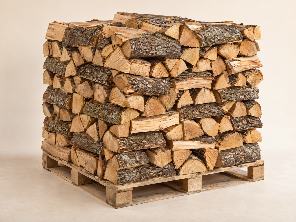 Palette 1 stère — bûches 40 cm — bois sec — BUCHEVIA
