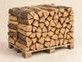 Palette 1 stère — bûches 50 cm — bois sec séchoir — BUCHEVIA