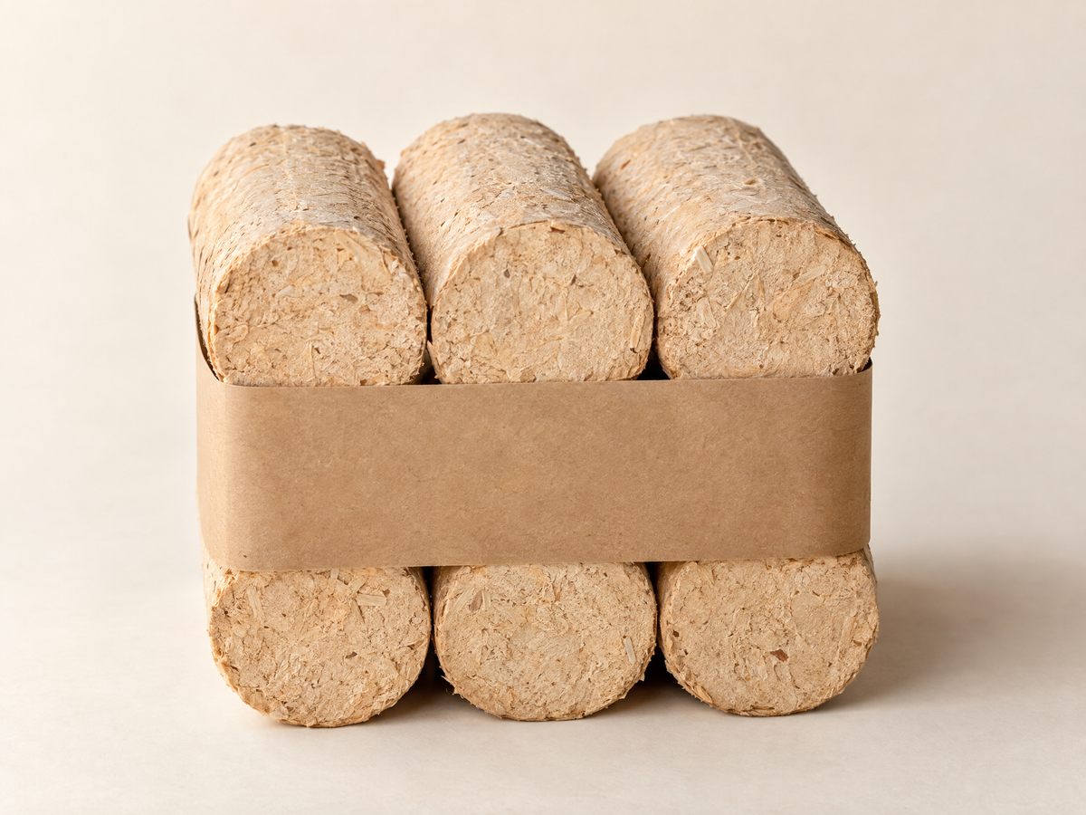 Pack découverte de bûches densifiées — environ 10 kg — BUCHEVIA