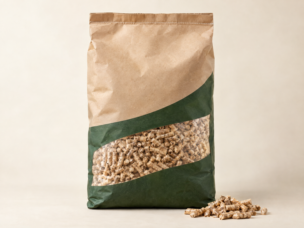 Granulés de bois — sac de 15 kg à l’unité — BUCHEVIA