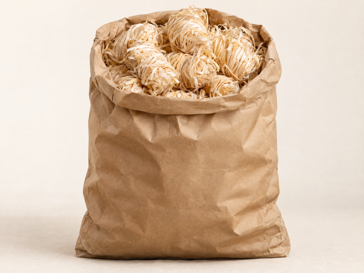 Sac d’allume-feux laine de bois — 12,5 kg — BUCHEVIA